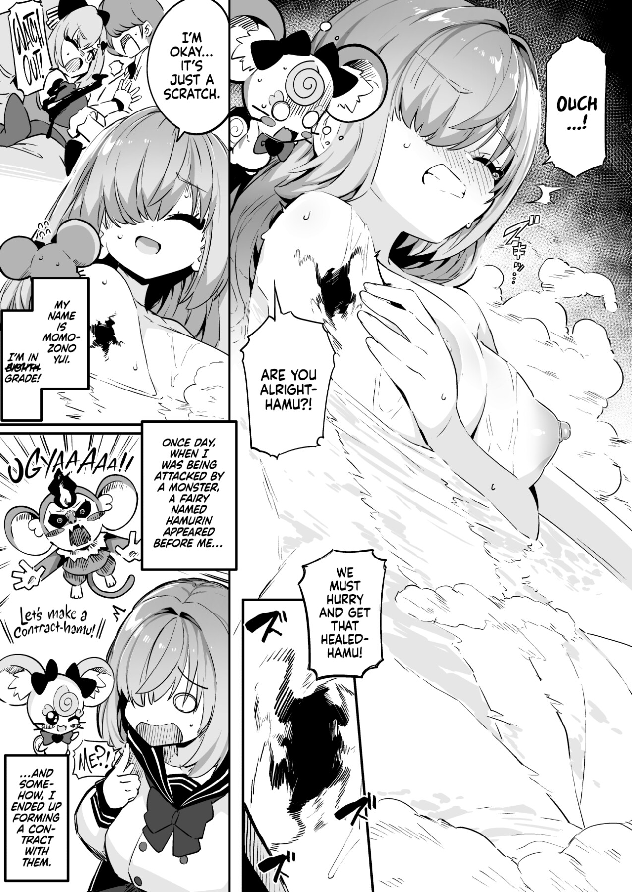 Hentai Manga Comic-Healing (Breaking) a Magical Girl - Only Oji-san Can Cure Her Wounds!-Read-6